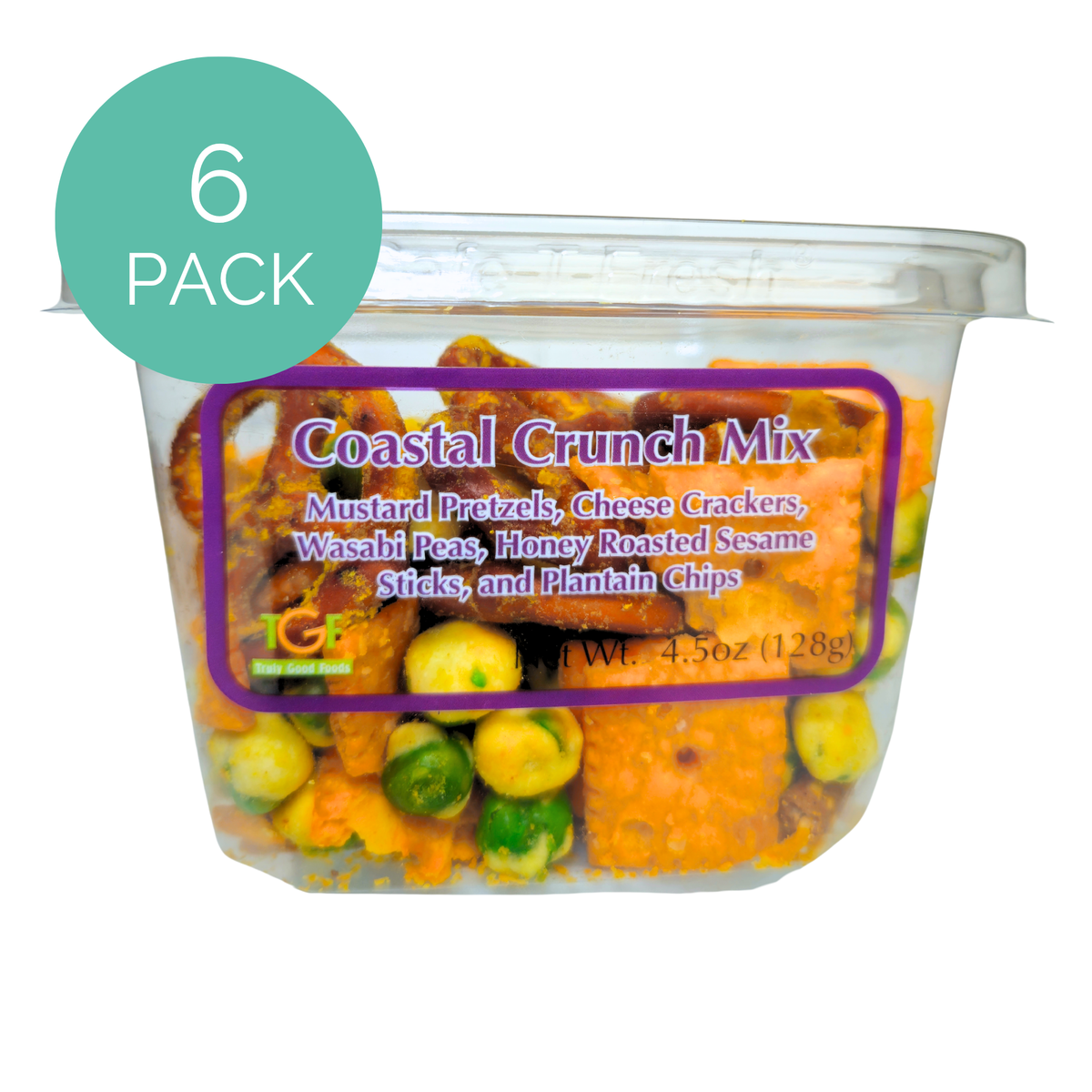 Coastal Crunch snack mix 6 pack, 4.5oz cubes – Truly Good Foods