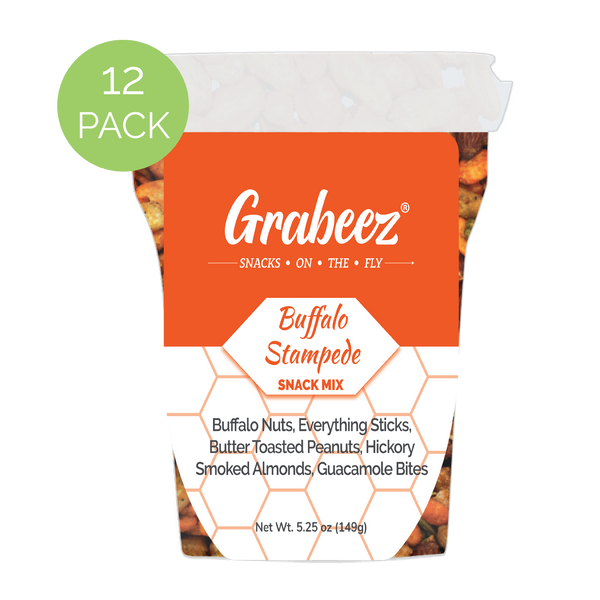 Buffalo Stampede – 12 pack, 5.25oz each Grabeez® Snack Cups