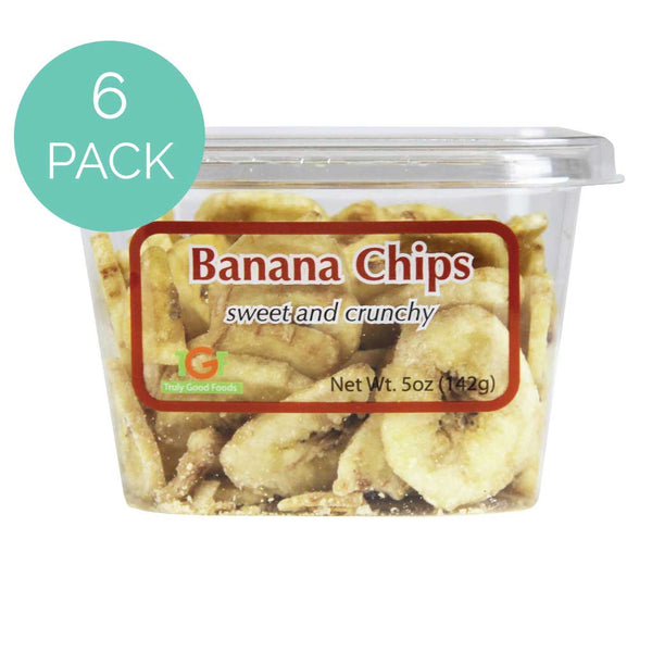 Banana Chips – 6 pack, 5oz cubes
