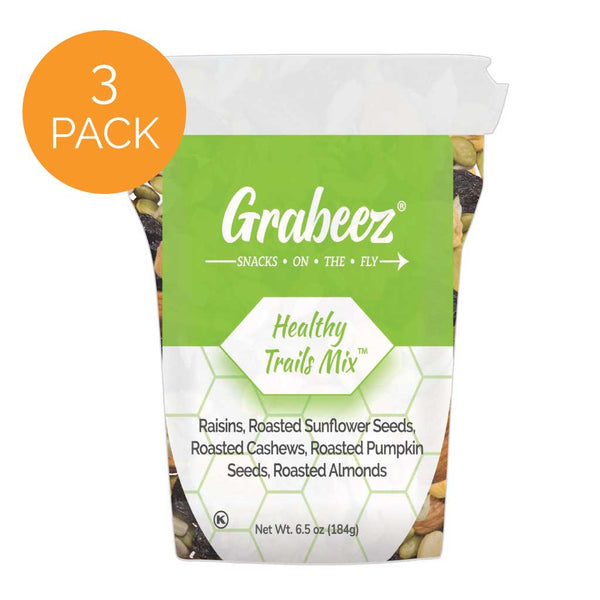 Healthy Trails Mix™ – 3 pack, 6.5oz each Grabeez® Snack Cups