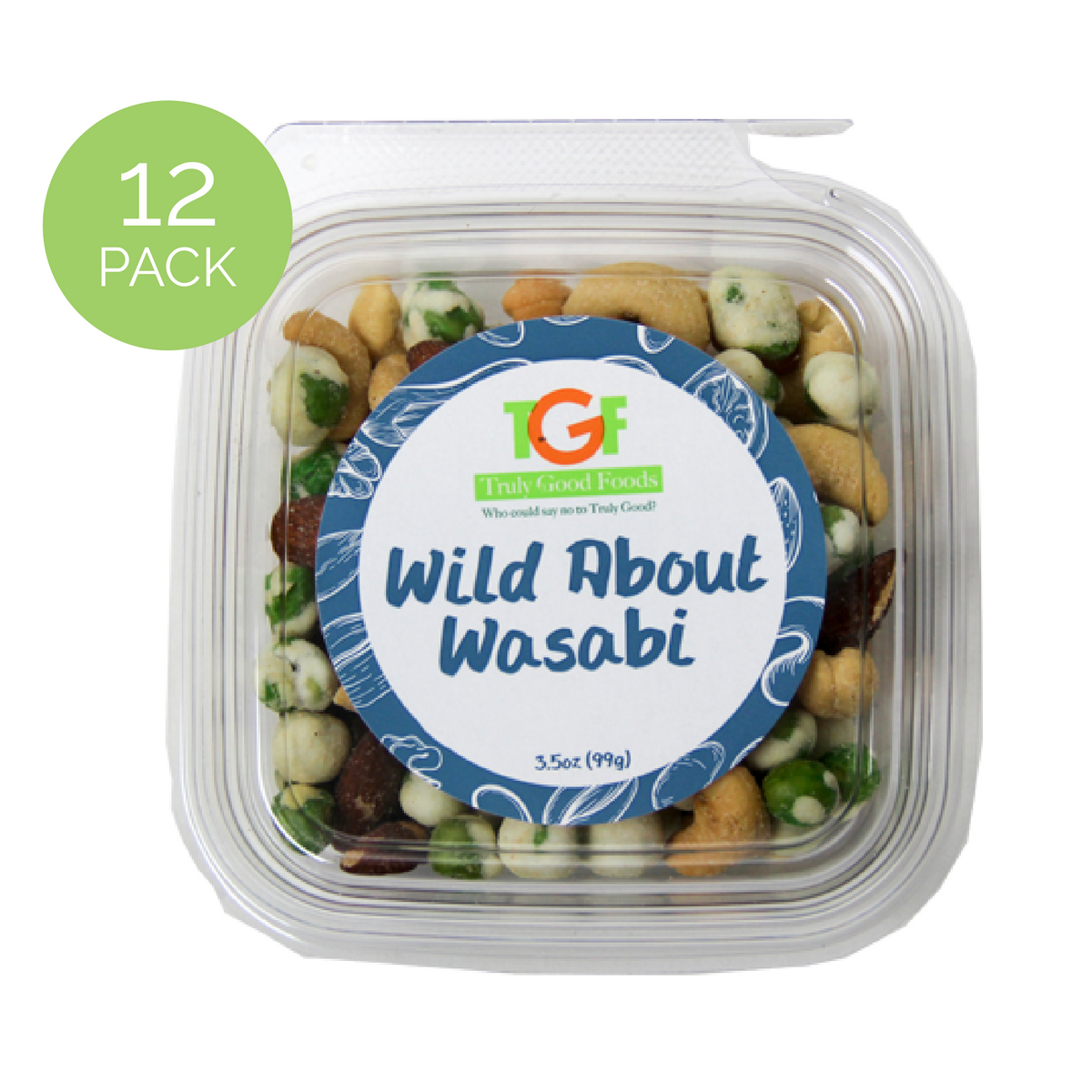 Wild About Wasabi Mini Cubes- 12 pack, 3.5oz – Truly Good Foods