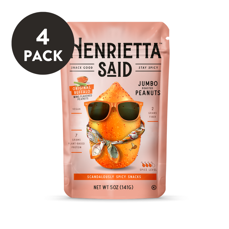 Henrietta Said – Original Buffalo Flavored Peanuts, 4 pack, 5oz