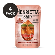 Henrietta Said  – Nashville Hot Chicken Flavored Peanuts, 4 pack, 5oz each Resealable Bags