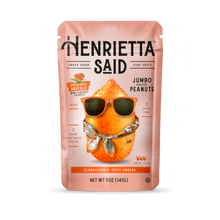 Henrietta Said  – Original Buffalo Flavored Peanuts, 4 pack, 5oz each Resealable Bags