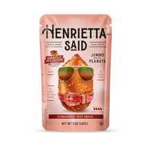 Henrietta Said  – Nashville Hot Chicken Flavored Peanuts, 4 pack, 5oz each Resealable Bags