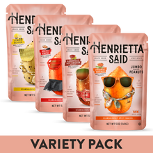 Henrietta Said  – Variety Pack, 4 pack, 5oz each Resealable Bags