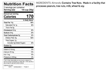 Raw Almonds – 24 pack, 3.25oz snack bags