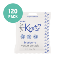 Mini Blueberry Yogurt Pretzels – 120 pack, 1.5oz mini snack bags