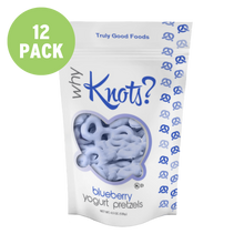 Blueberry Yogurt Pretzels – 12 pack, 4.5oz SUR bags
