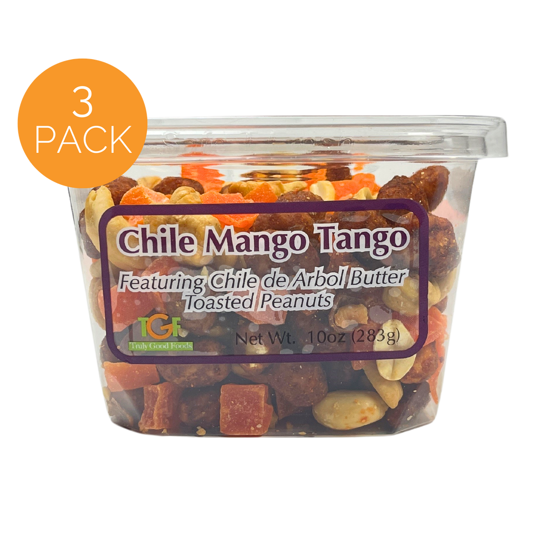 Chile Mango Tango Snack Mix – 3 pack, 10oz cubes