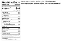 Cashews, Roasted and Salted – 24 pack, 2oz snack bags