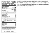 Chocolate Peanuts – 24 pack, 4oz snack bags