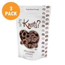 Chocolate Pretzels – 3 pack, 4.5oz SUR bags