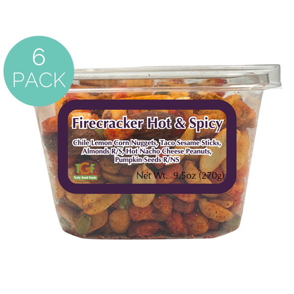Firecracker Hot & Spicy Snack Mix – 6 pack, 9.5oz cubes