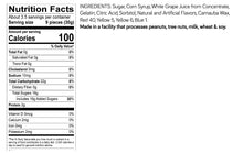 Sour Neon Worms – 24 pack, 4oz snack bags