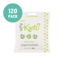 Mini Key Lime Yogurt Pretzels – 120 pack, 1.5oz mini snack bags