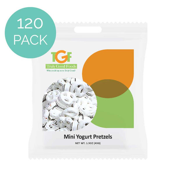 Mini Yogurt Pretzels – 120 pack, 1.oz mini snack bags