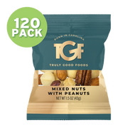 Mixed Nuts with Peanuts – 120 pack 1.5oz mini snack bags