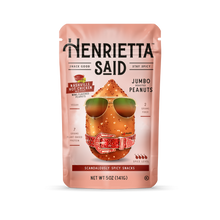 Henrietta Said  – Nashville Hot Chicken Flavored Peanuts, 12 pack, 5oz each Resealable Bags