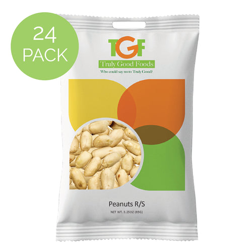 Peanuts, Roasted and Salted – 24 pack, 3.25oz snack bags