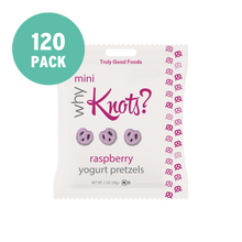 Mini Raspberry Yogurt Pretzels – 120 pack, 1.5oz mini snack bags