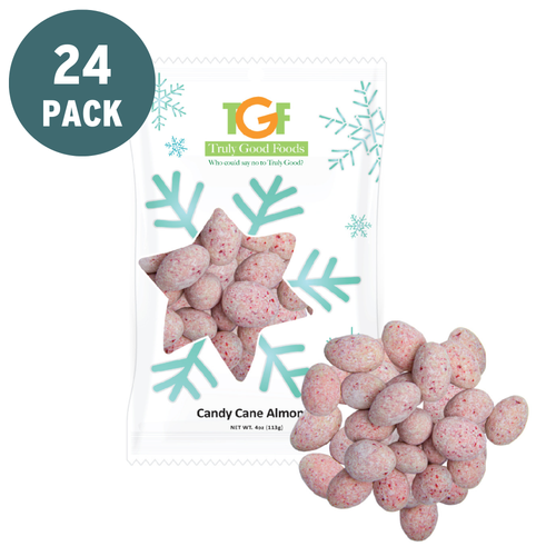 Candy Cane almonds - 24, 3.5oz bags