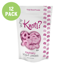 Raspberry Yogurt Pretzels – 12 pack, 4.5oz SUR bags