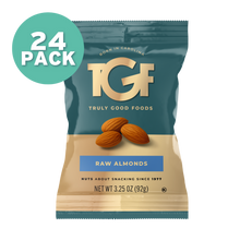 Raw Almonds – 24 pack, 3.25oz snack bags