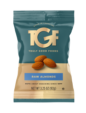 Raw Almonds – 24 pack, 3.25oz snack bags