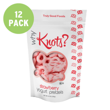Strawberry Yogurt Pretzels, 12 pack, 4.5oz SUR bags