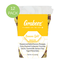 Banana Split® – 12 pack, 4.5oz each Grabeez® Snack Cups