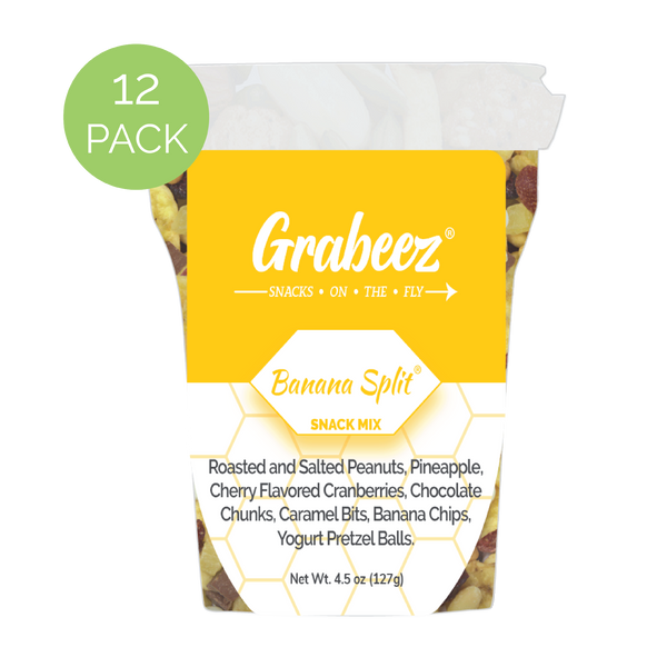 Banana Split® – 12 pack, 4.5oz each Grabeez® Snack Cups
