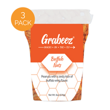 Buffalo Nuts® – 3 pack, 6oz each Grabeez® cups