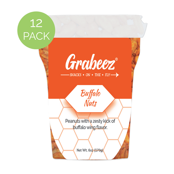 Buffalo Nuts® – 12 pack, 6oz each Grabeez® cups