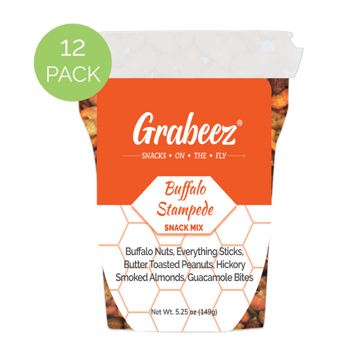 Buffalo Stampede – 12 pack, 5.25oz each Grabeez® Snack Cups