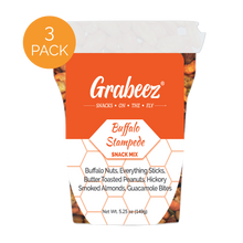 Buffalo Stampede – 3 pack, 5.25oz each Grabeez® Snack Cups
