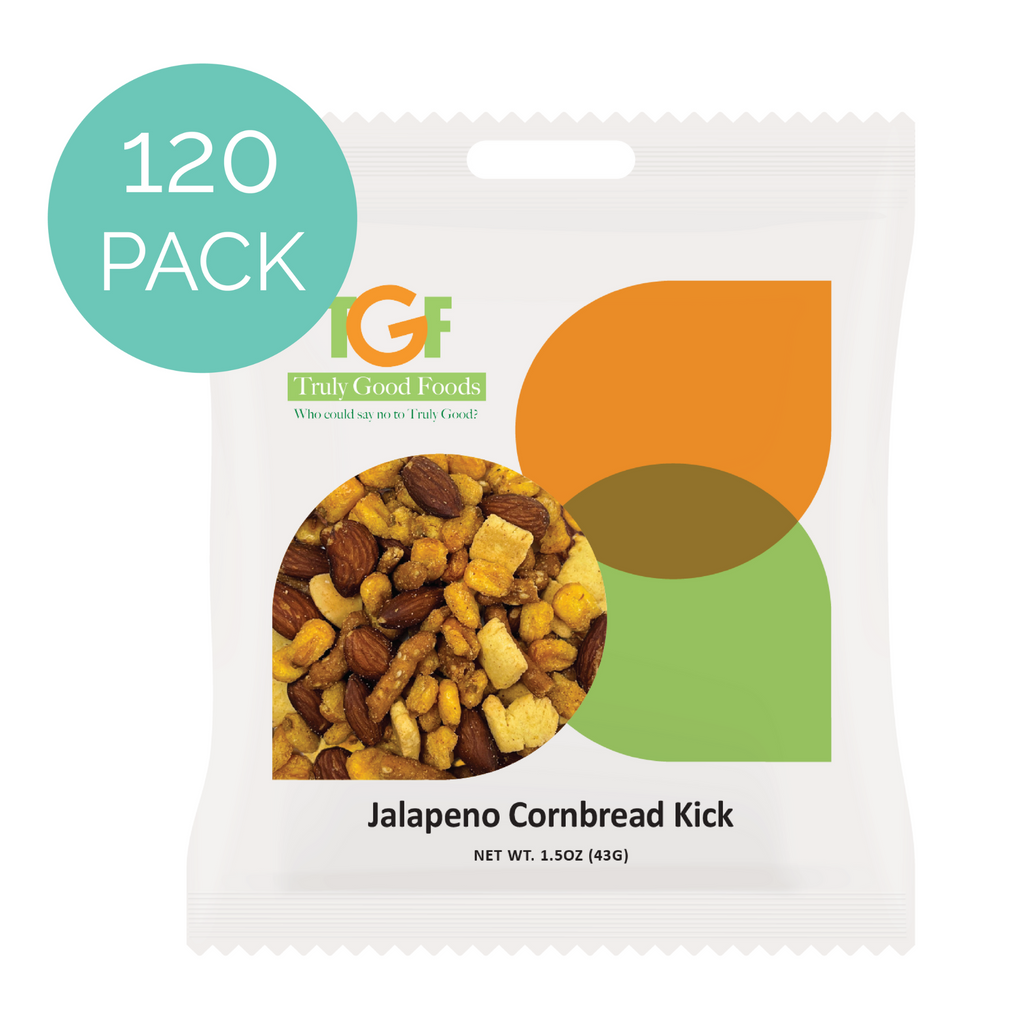 Jalapeno Cornbread Kick  – 120 pack, 1.5oz mini snack bags