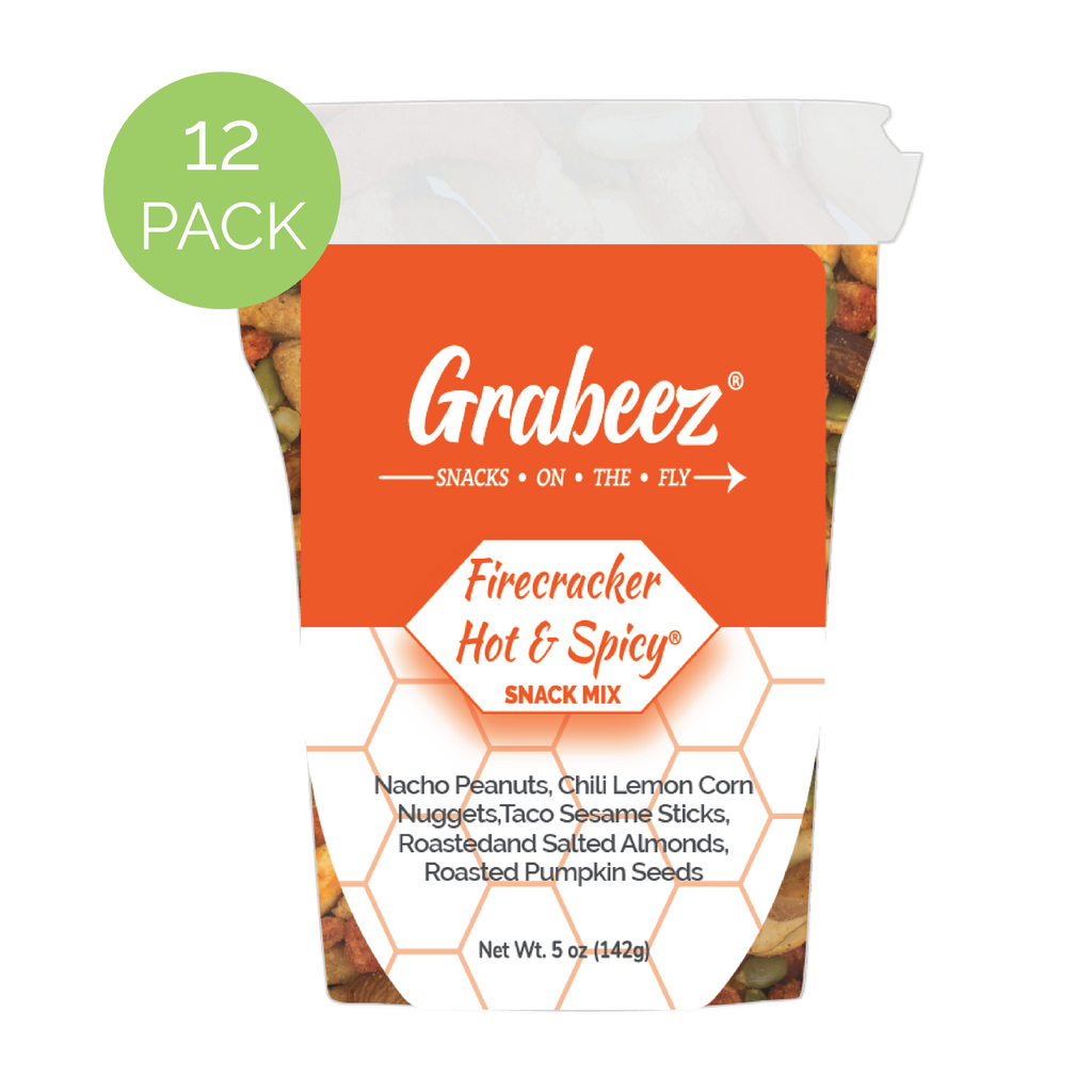 Firecracker Hot & Spicy®- 12 pack, 5oz each Grabeez® Snack Cups