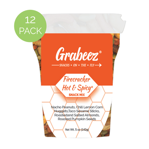 Firecracker Hot & Spicy®- 12 pack, 5oz each Grabeez® Snack Cups