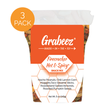 Firecracker Hot & Spicy ®- 3 pack, 5oz each Grabeez® snack cups