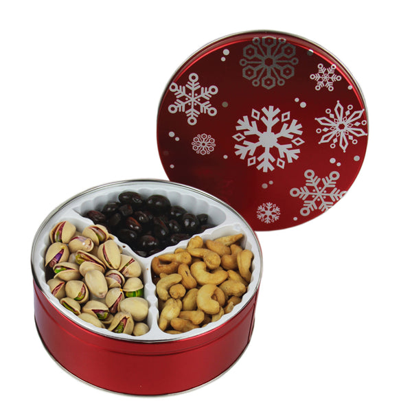 Christmas Tin - 3 Snacks Tray