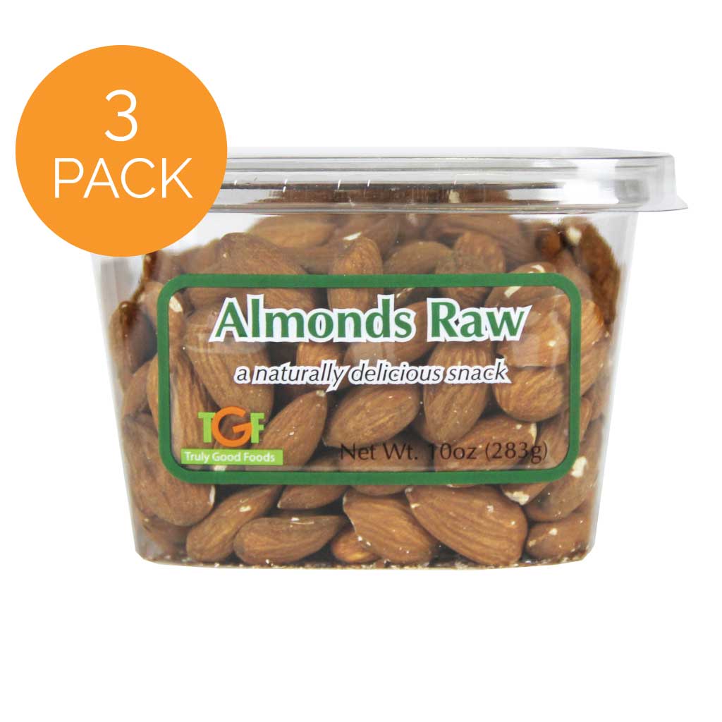 Almonds Raw – 3 pack, 10oz cubes
