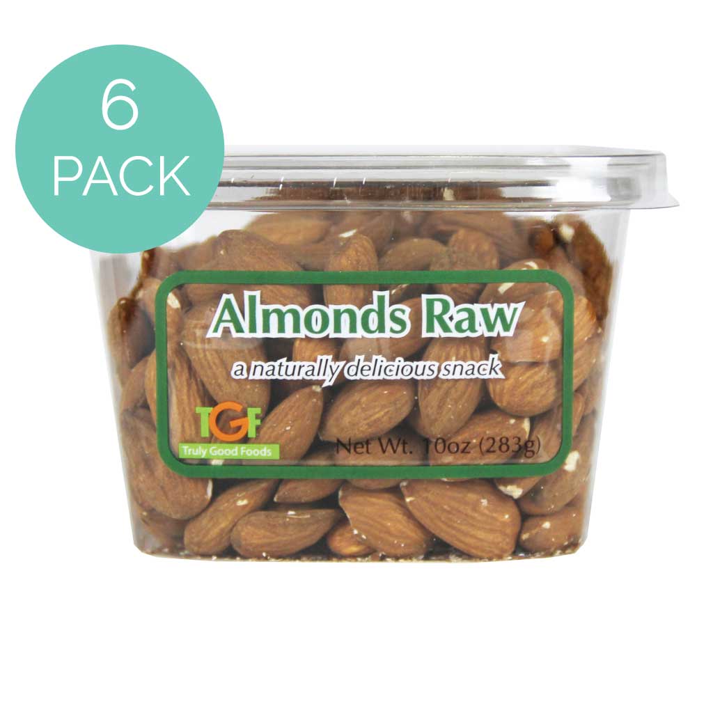 Almonds Raw – 6 pack, 10oz cubes