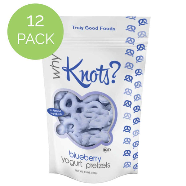 Blueberry Yogurt Pretzels – 12 pack, 4.5oz SUR bags