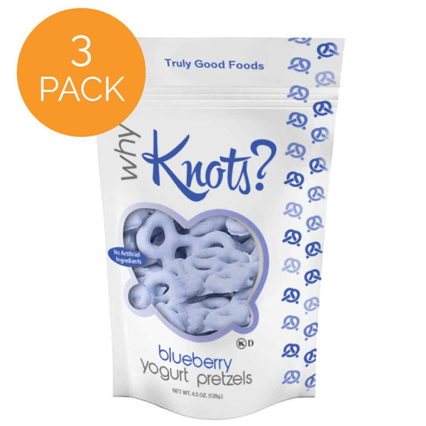 Blueberry Yogurt Pretzels – 3 pack, 4.5oz SUR bags