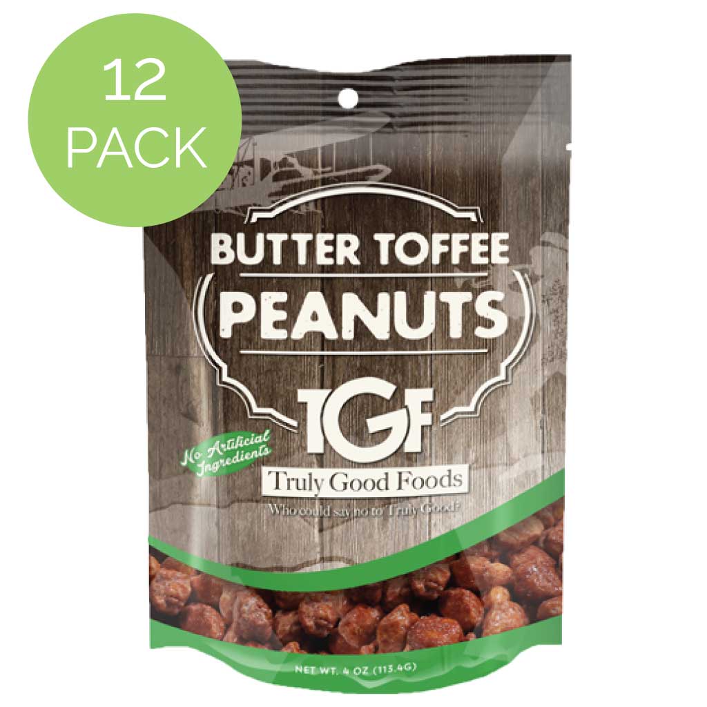 Butter Toffee Peanuts - 12 pack, 4oz SUR bags