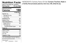 Cashews Roasted & Salted – 6 pack, 9oz cubes