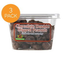 Chocolate Double Dipped Peanuts- 3 pack, 9.5oz cubes