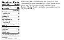 Chocolate Raisins – 120 pack, 1.5oz mini snack bags