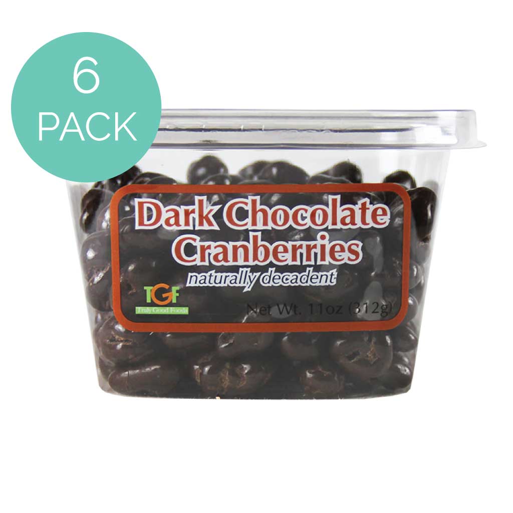 Dark Chocolate Cranberries- 6 pack, 11oz cubes